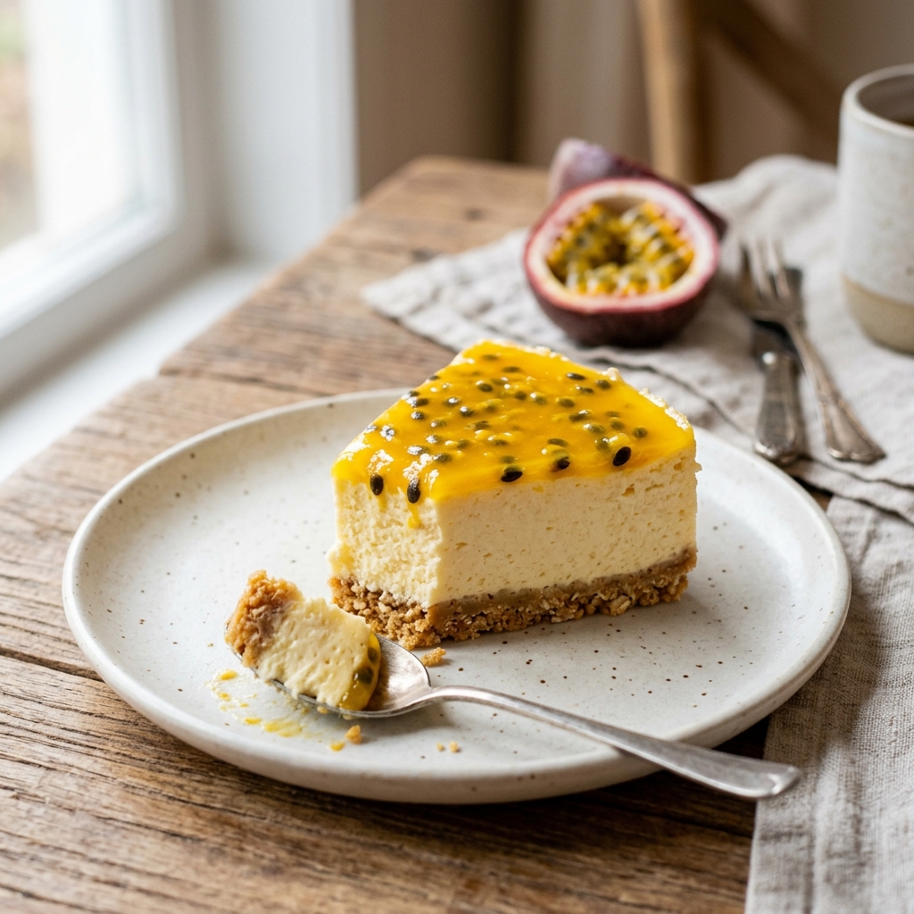 Cheesecake de maracuyá
