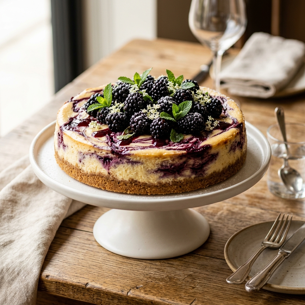 Cheesecake de mora